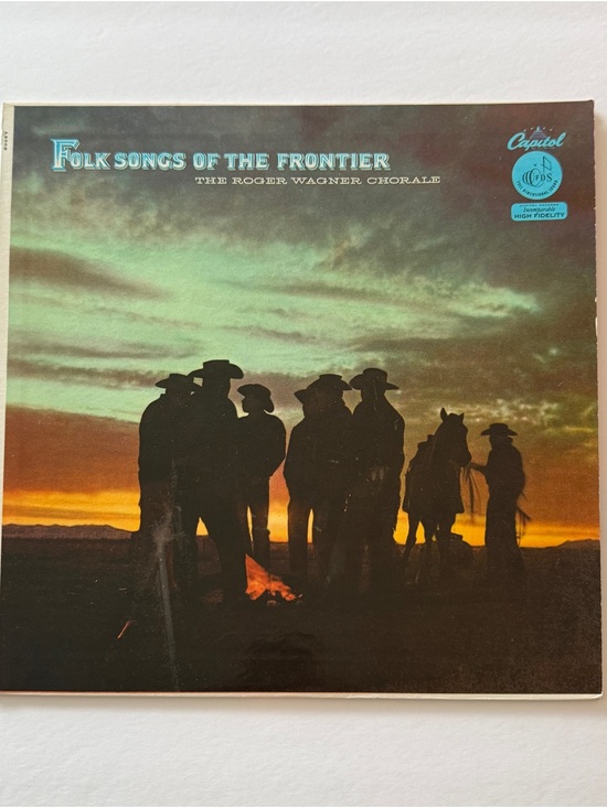 Other - Any 3 for $50-Folk Songs of the Frontier Vinyl LP - The Roger Wagner Chorale